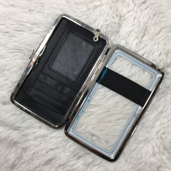 Madame Kitty PVC Frame Push Lock Card Wallet w/Clear Back - Picture 2 of 5